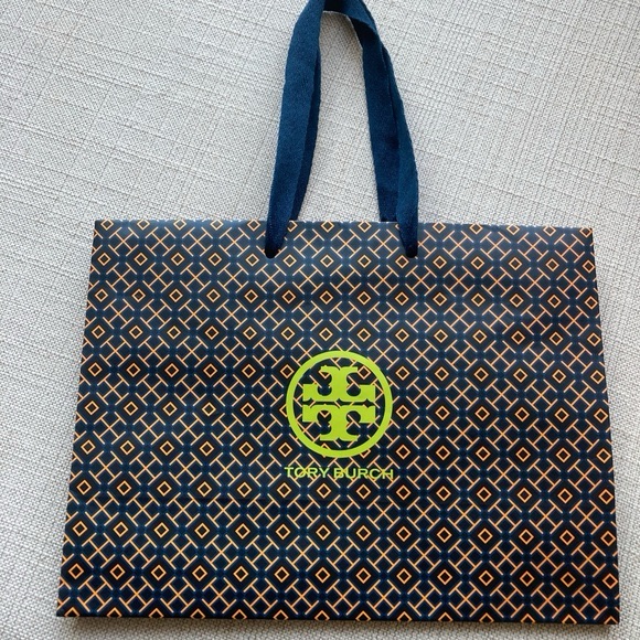 Tory Burch Paper Shopping Bag 9X 13